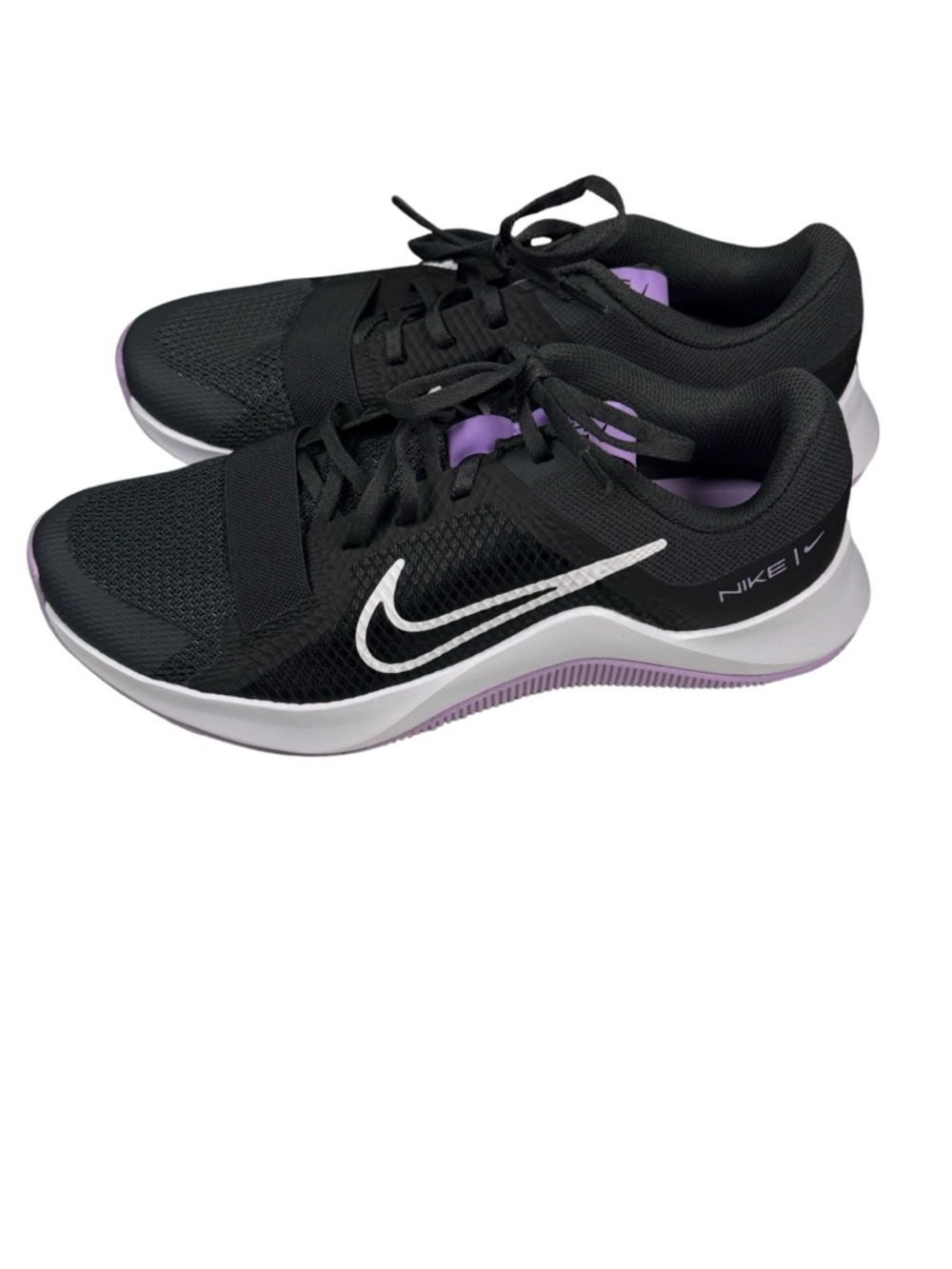 NWOTOB Nike MC Trainer 2 Black Viotech Purple Training Shoes Size 8 - Picture 2 of 9